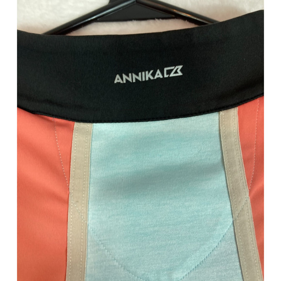 Annika Cutter & Buck Women M Contour Mock Neck 1/4 Zip Polo Shirt Dry Tec 50UPF+ - Picture 9 of 16